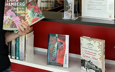 Sjukhusbibliotek på CSK