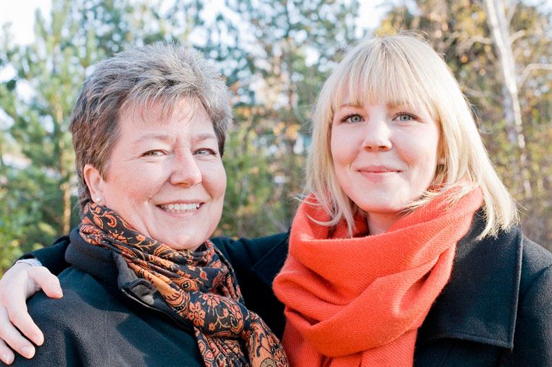 Två kvinnor
